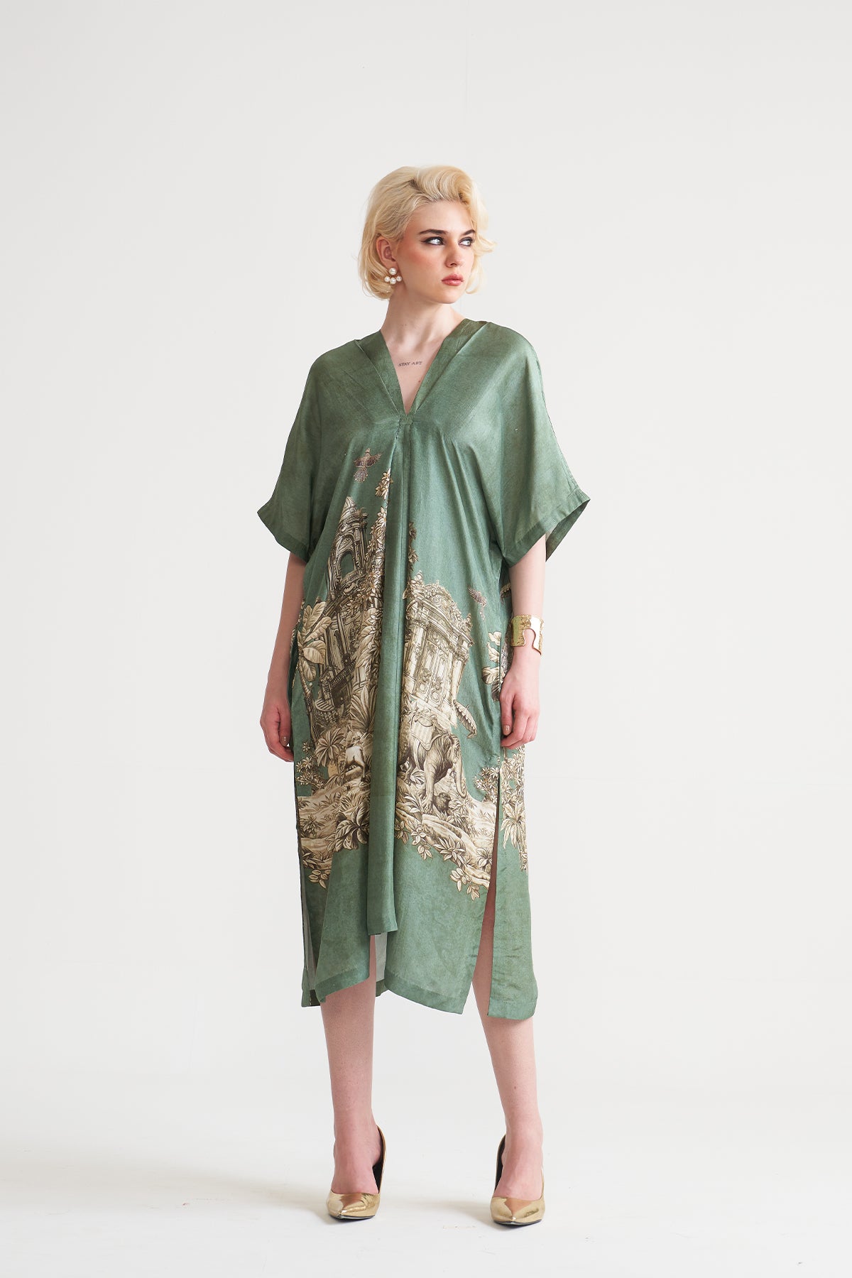 Drape kaftan