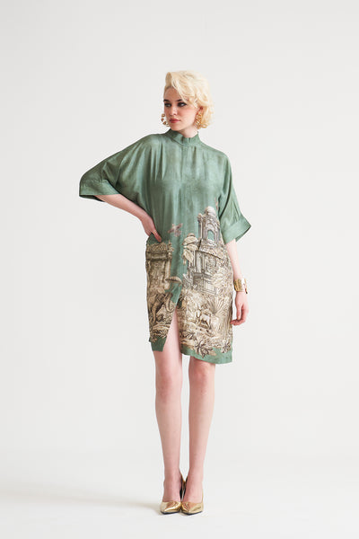 Tusk & temple Patch pocket dress