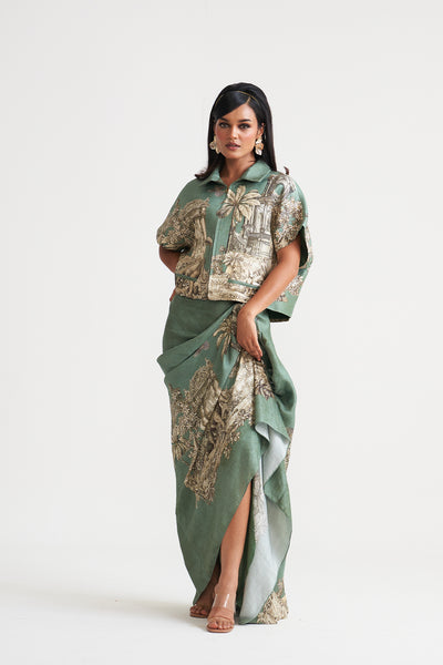 Tusk & temple Drape Skirt