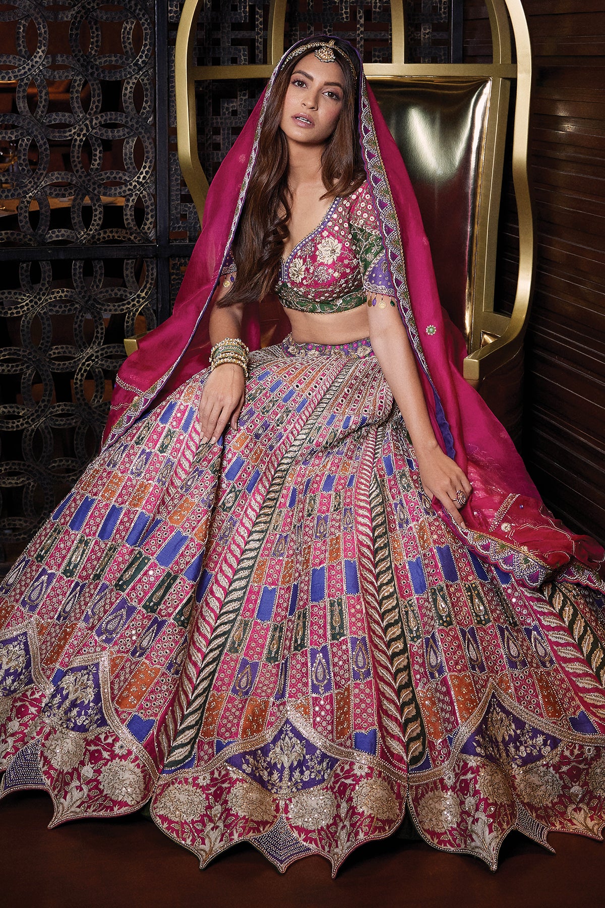 Kriti Kharbanda in Aigiri Lehenga