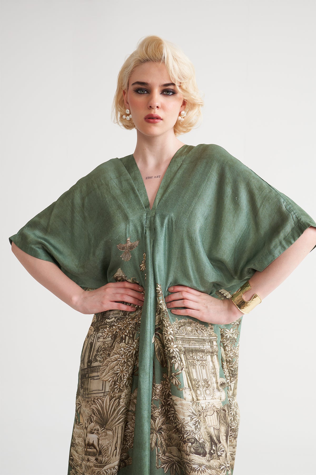 Drape kaftan