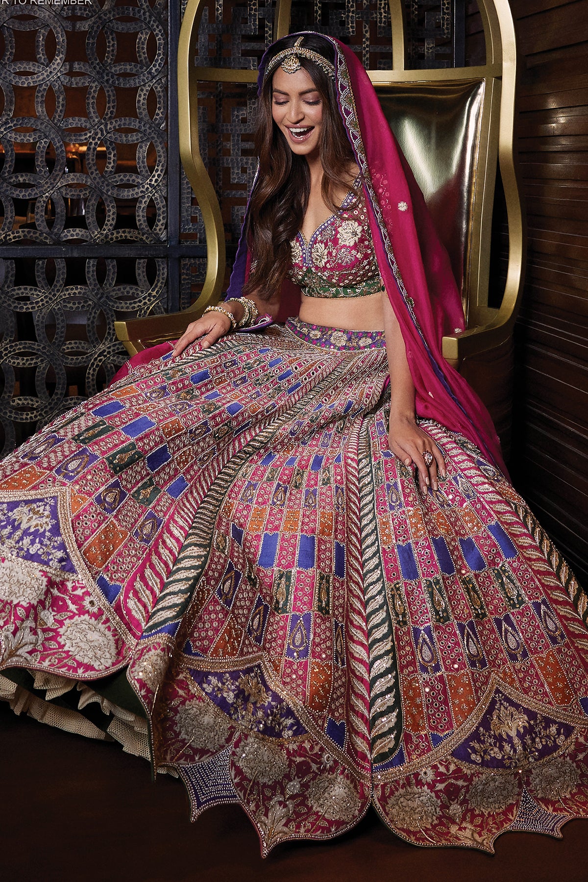 Kriti Kharbanda in Aigiri Lehenga