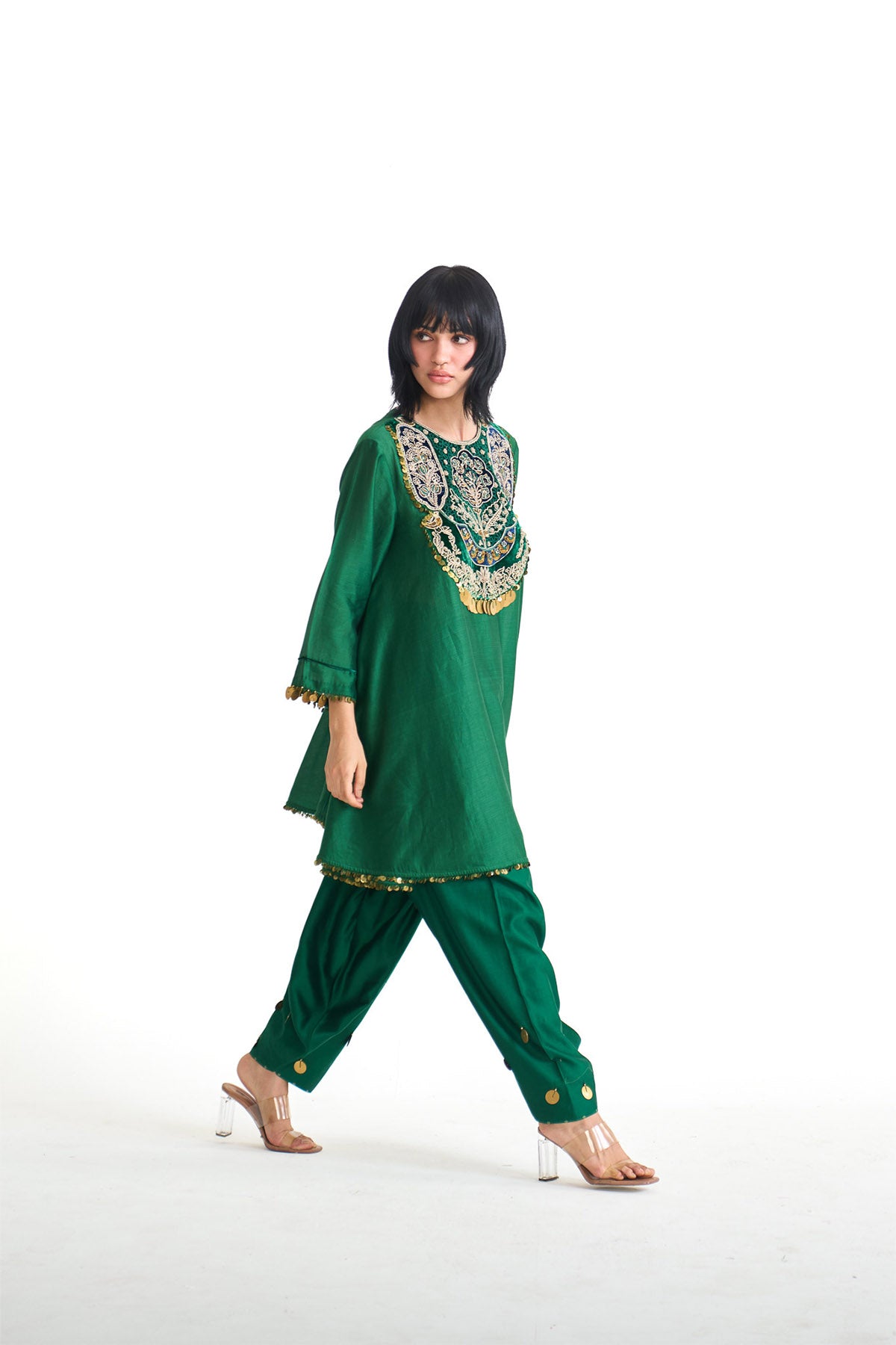 Chandni  Circular yoke salwar set