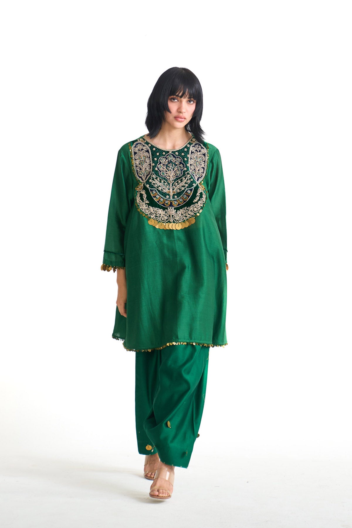 Chandni  Circular yoke salwar set