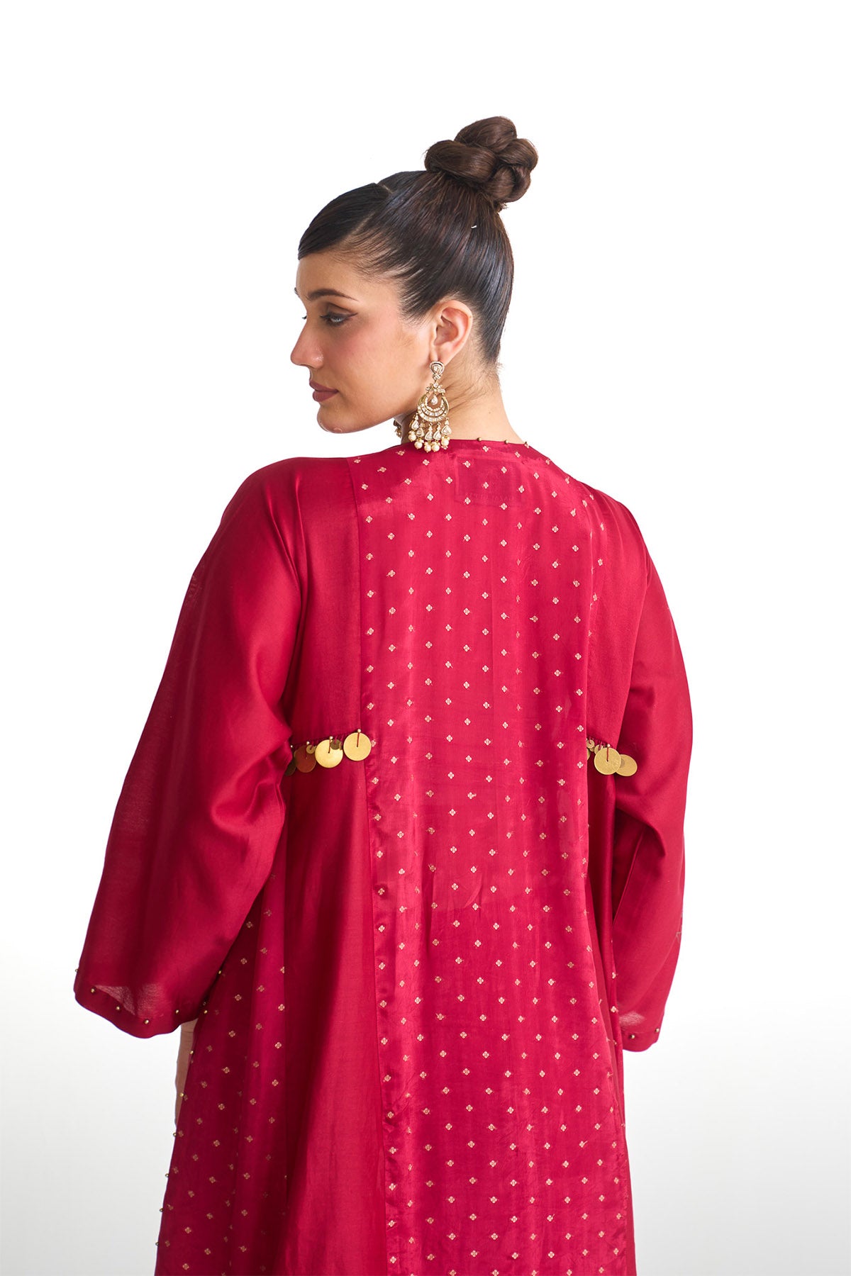 Chandni kalidar yoke tunic kurta set