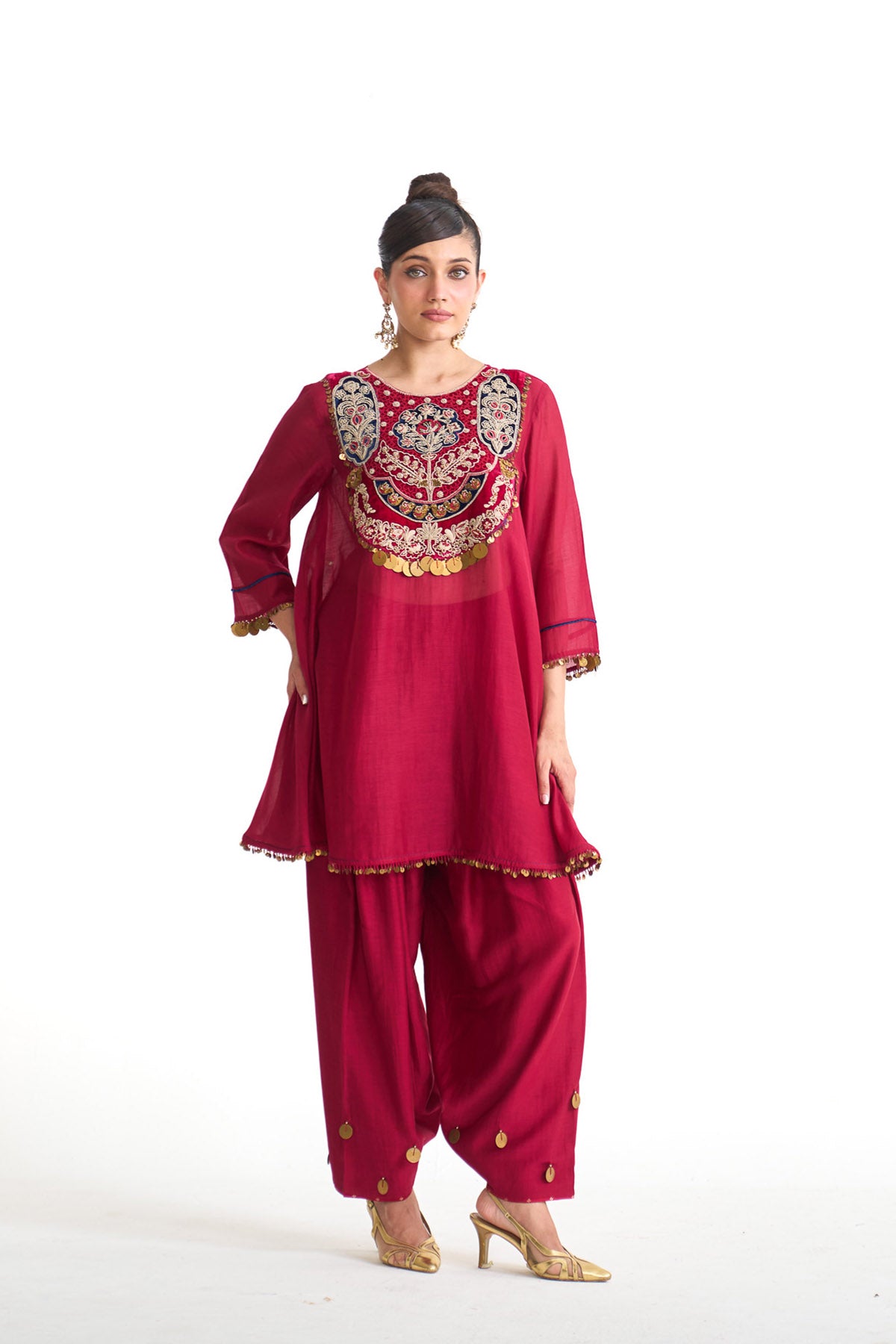 Chandni  Circular yoke salwar set