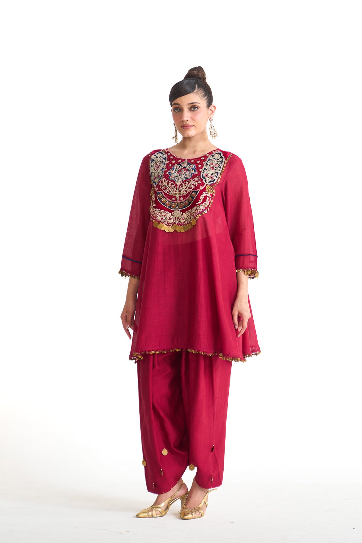 Chandni  Circular yoke salwar set