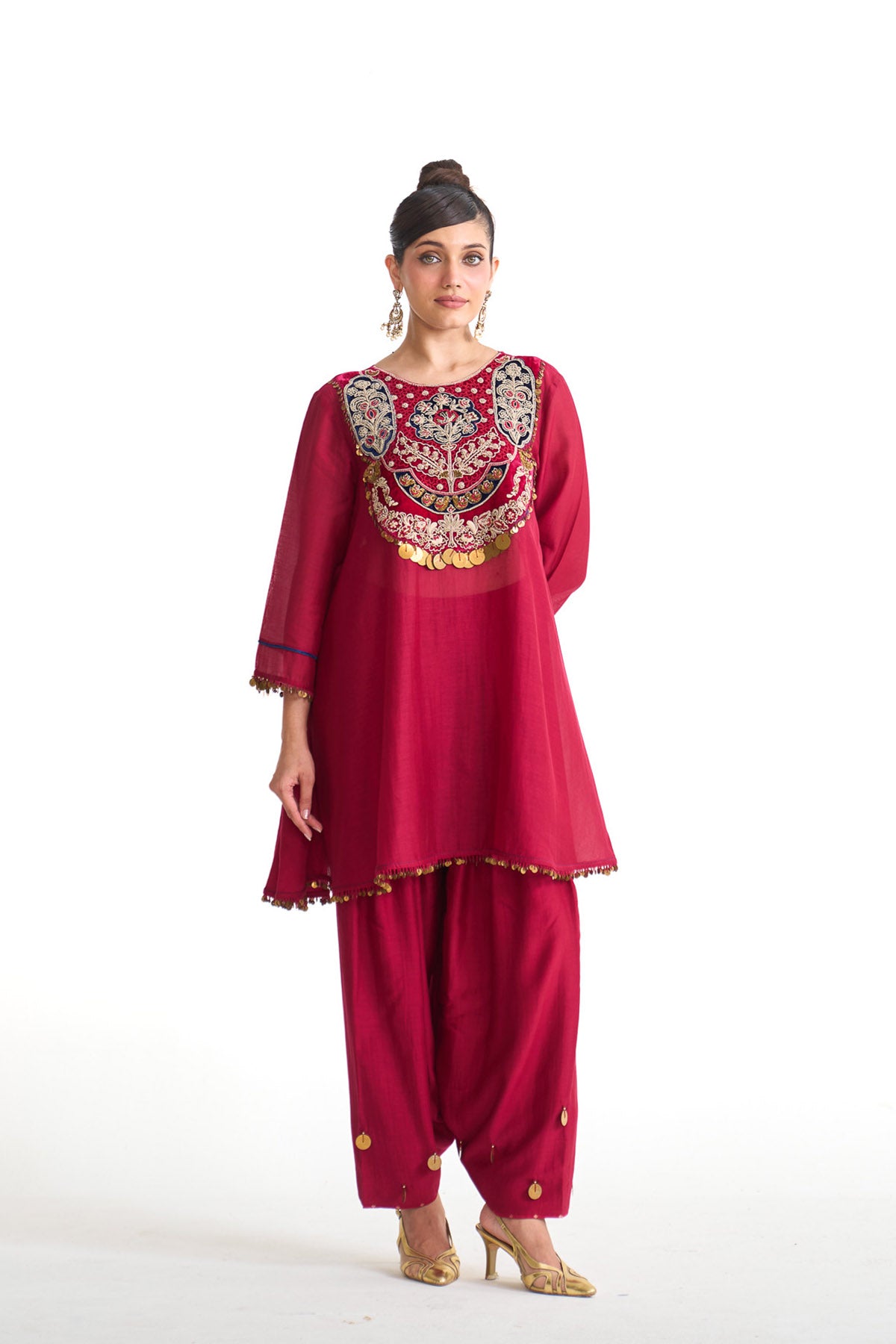Chandni  Circular yoke salwar set