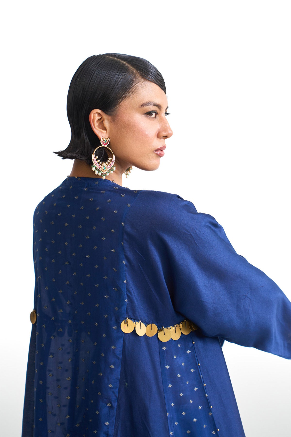 Chandni kalidar yoke tunic kurta set