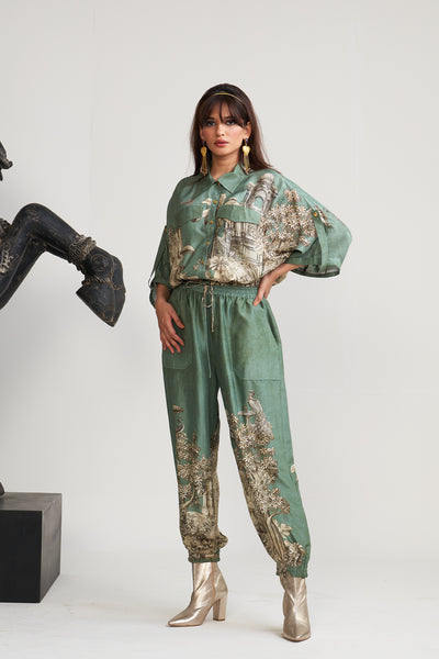 Tusk & temple Bomber shirt