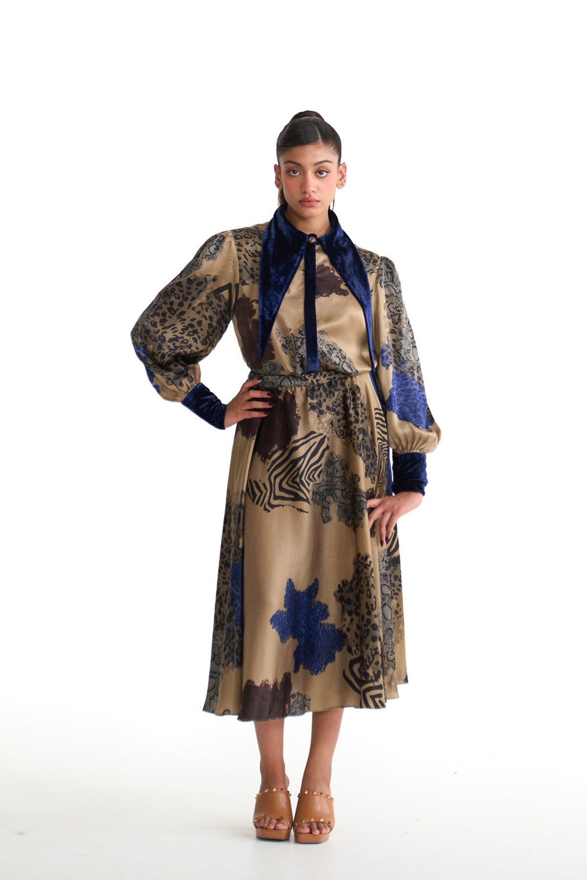Desert safari a-line skirt