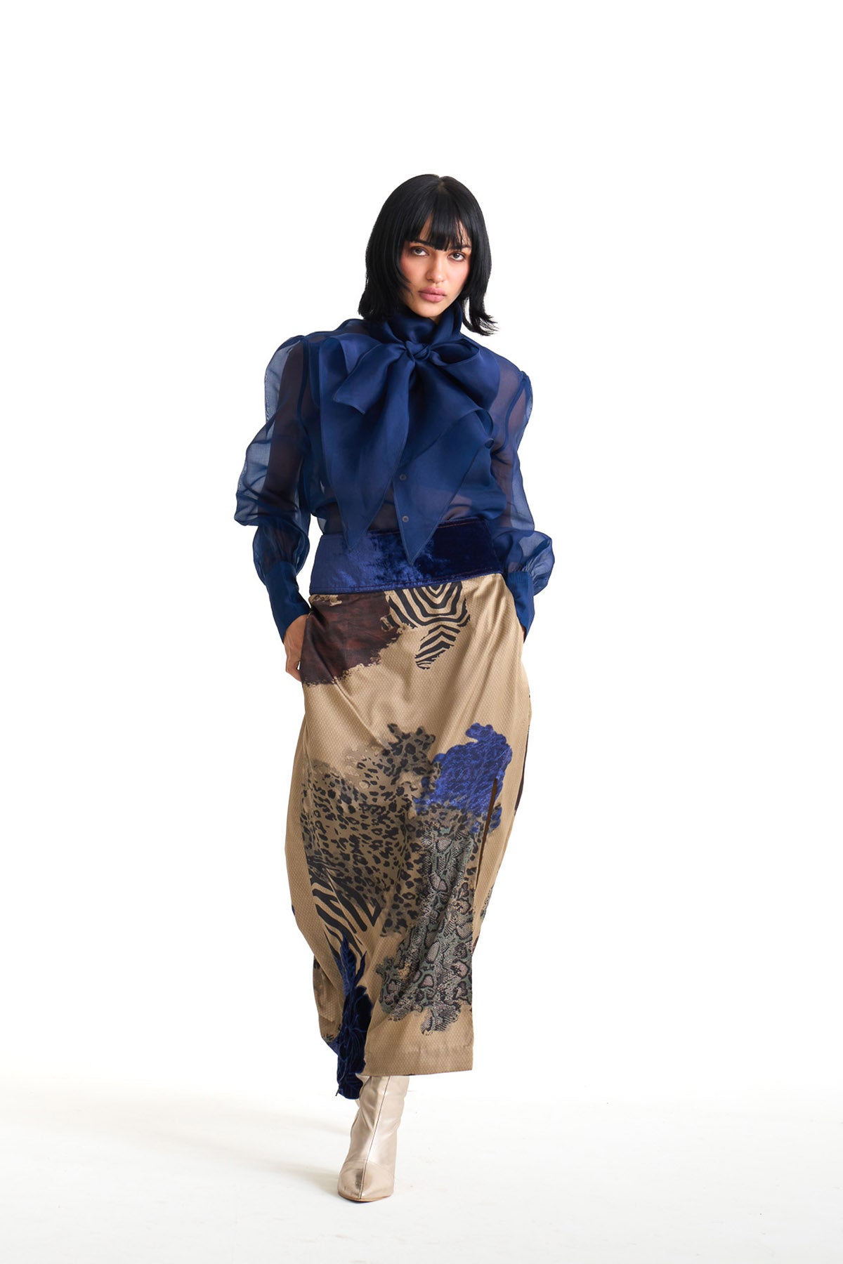 Desert safari pencil skirt