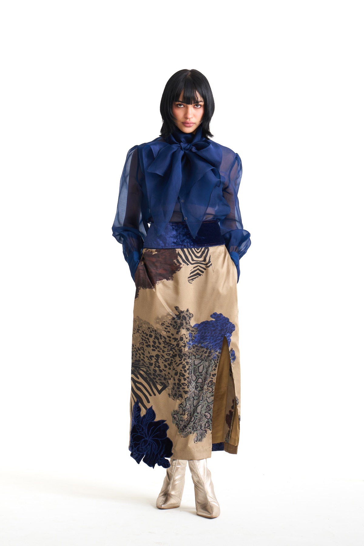 Desert safari pencil skirt
