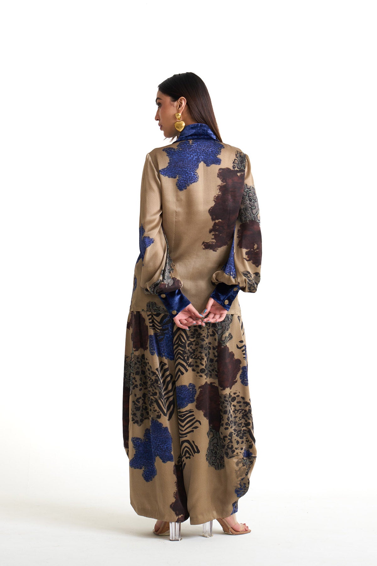 Desert safari Cowl pants