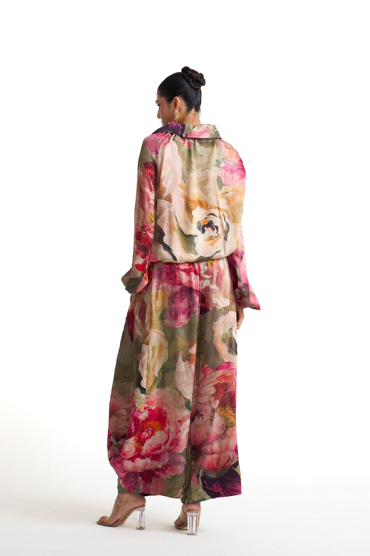 Petal story cowl pants