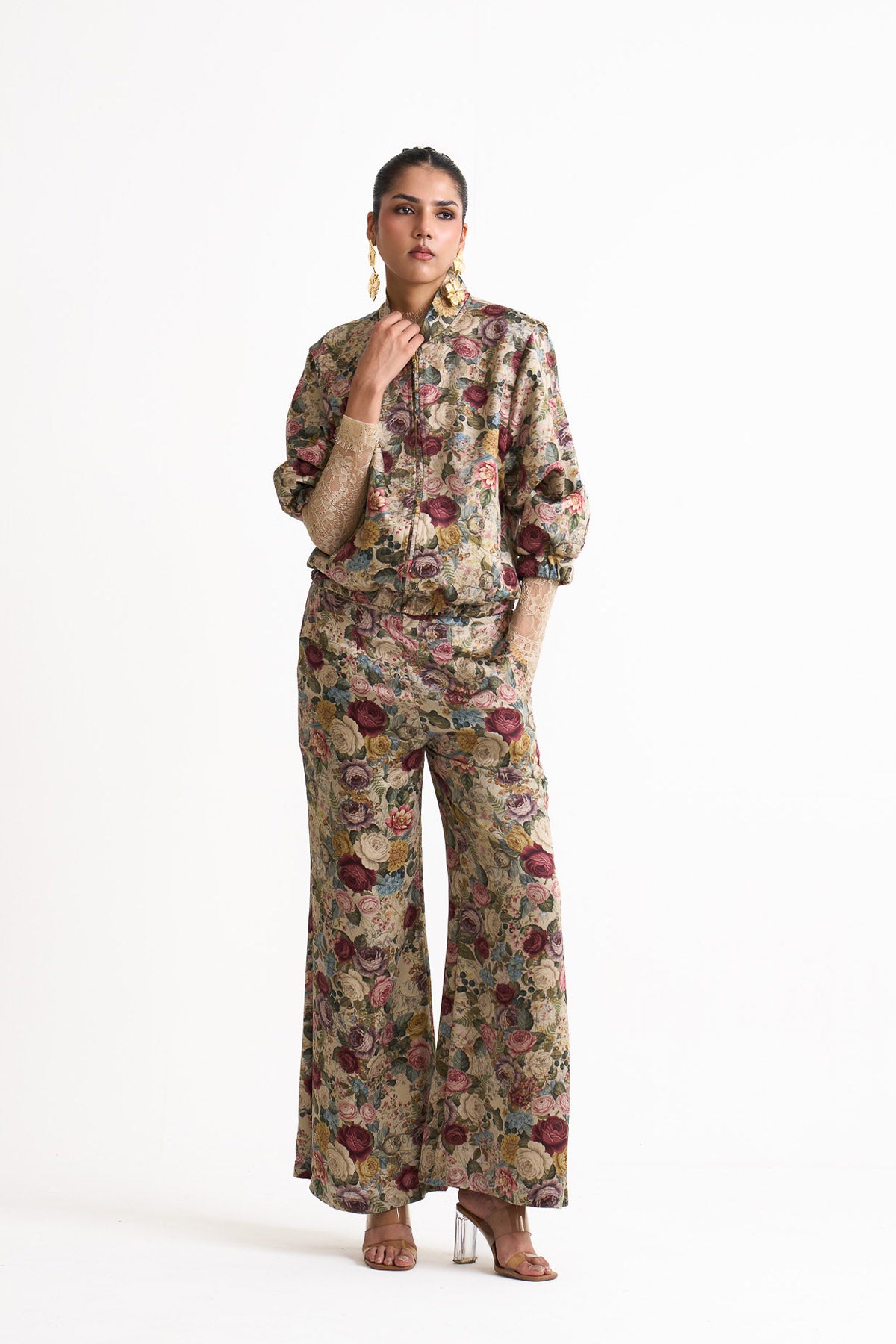 Vintage romance Flare pants
