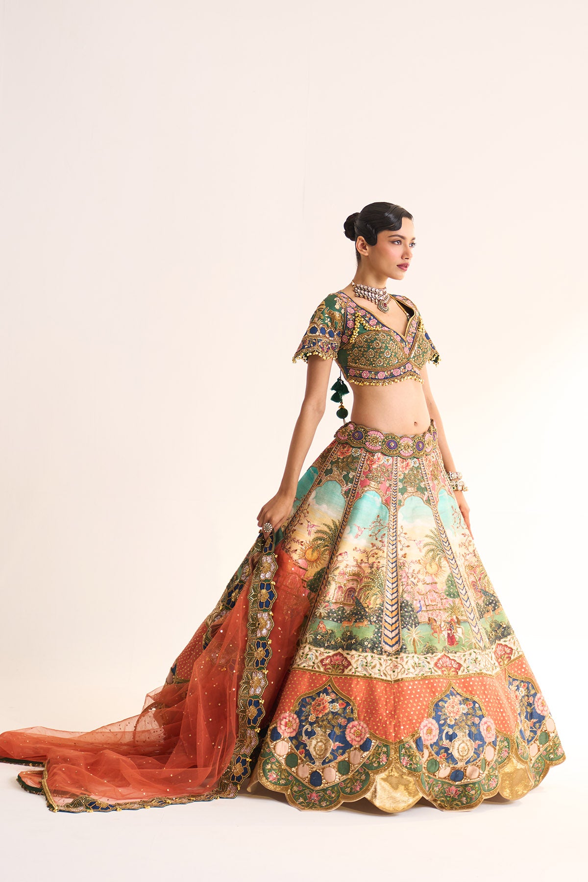 Manek Mahal lehenga