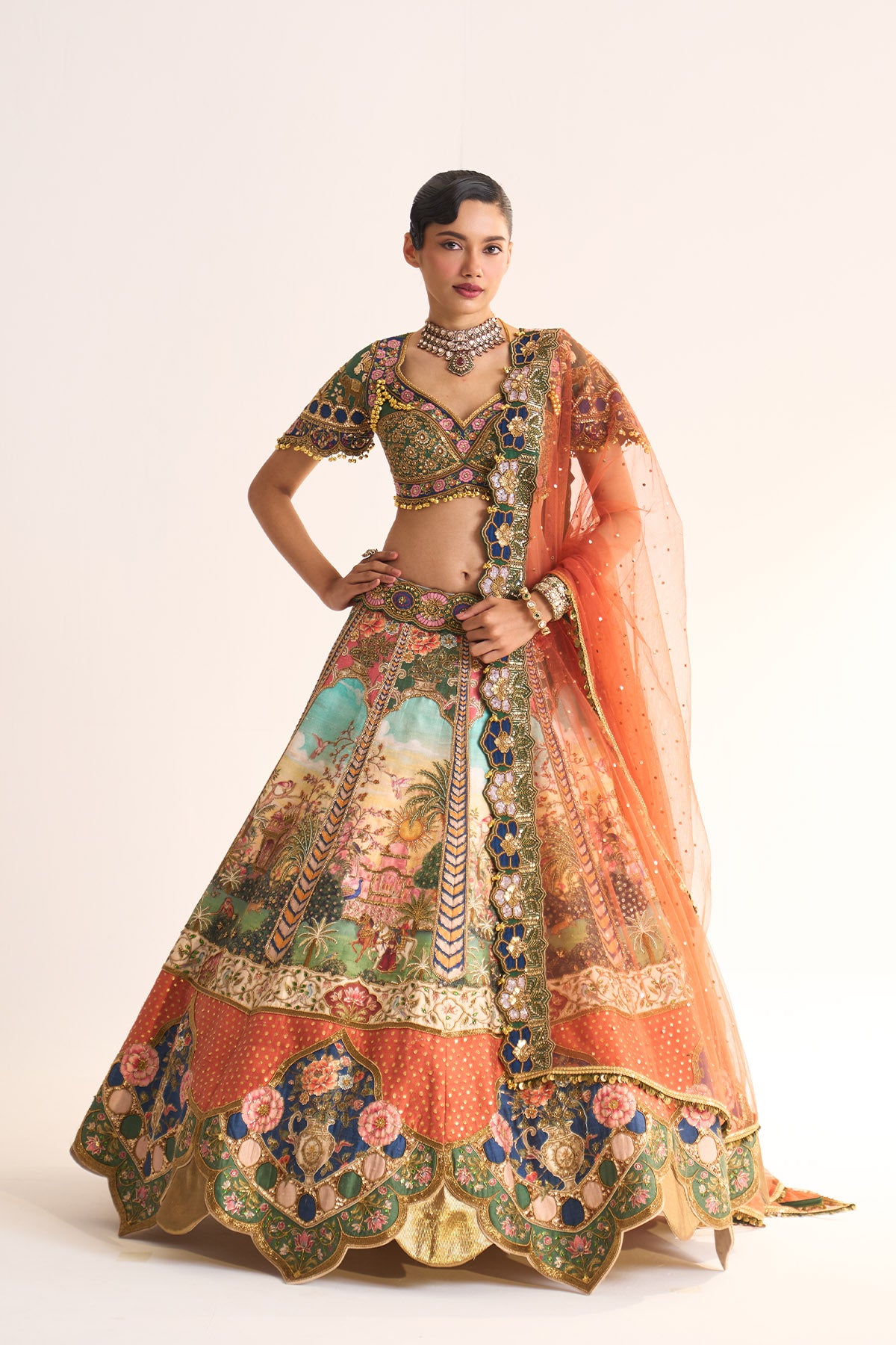 Manek Mahal lehenga