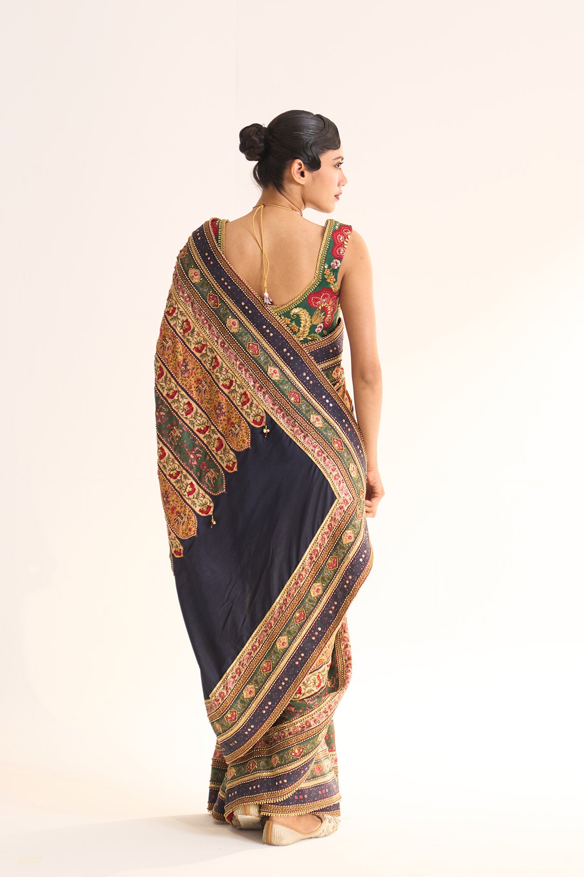 Crimson bagh saree