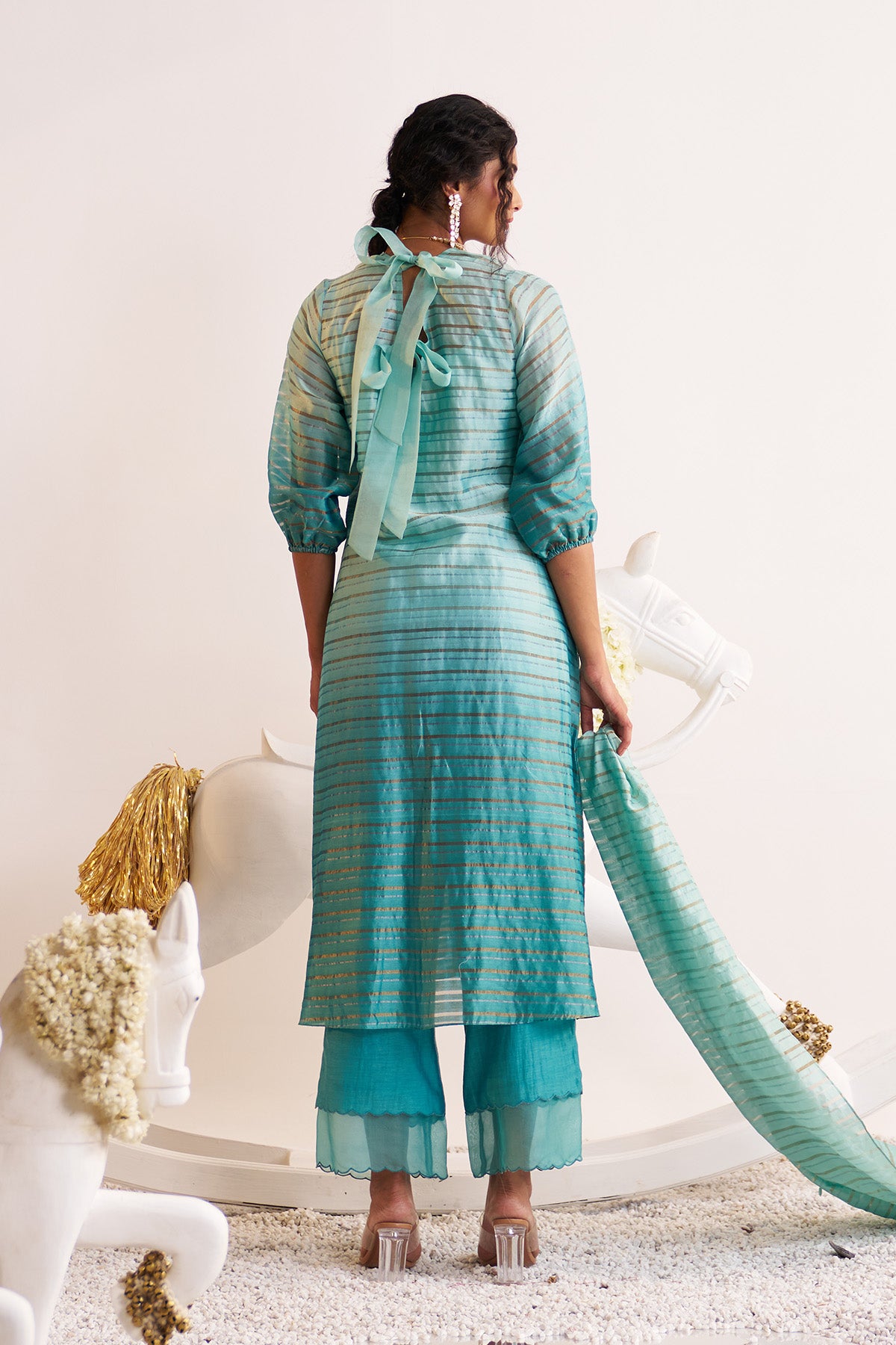 Half & half kurta set
