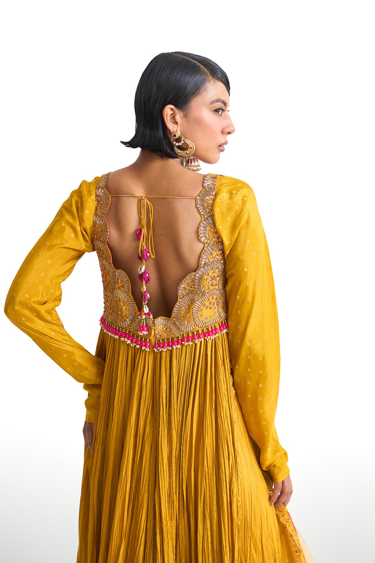 Dancing rays Anarkali set