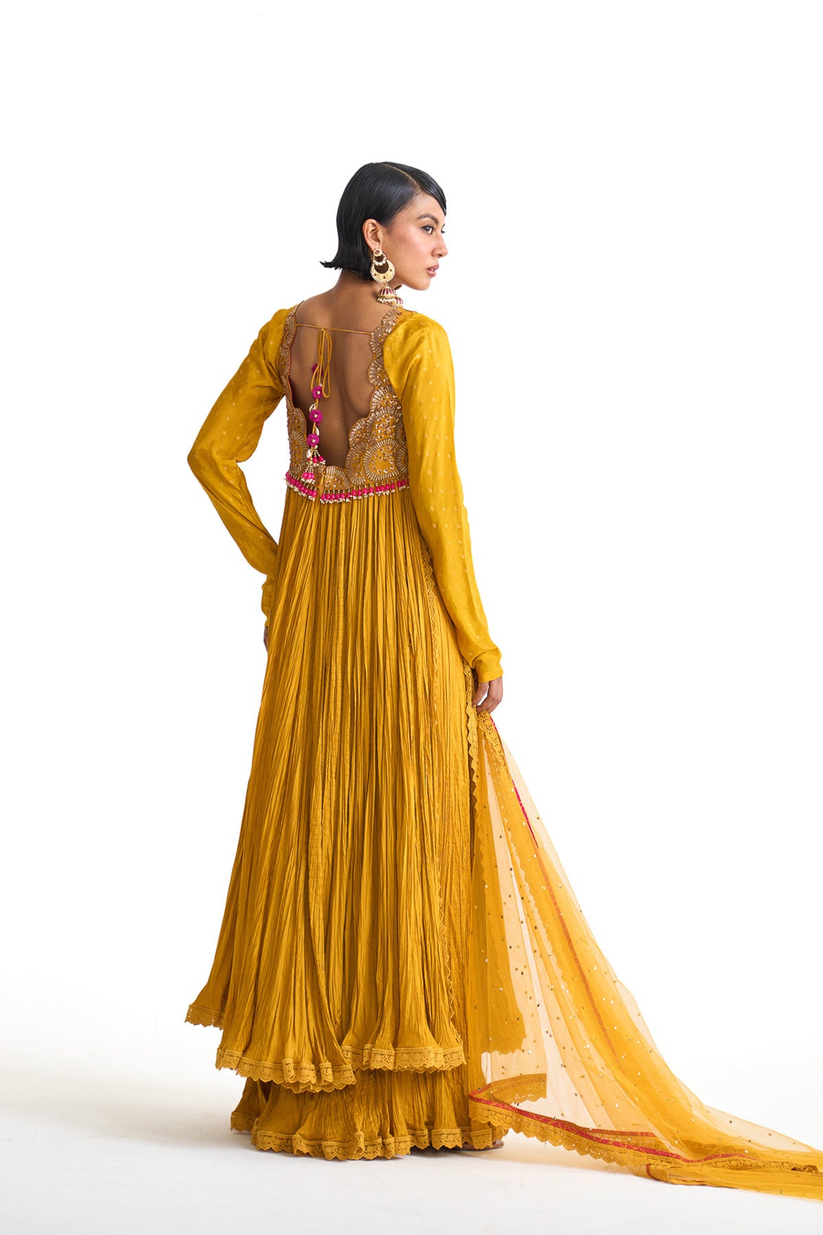 Dancing rays Anarkali set