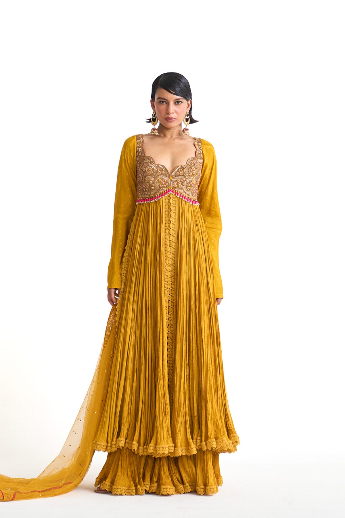 Dancing rays Anarkali set