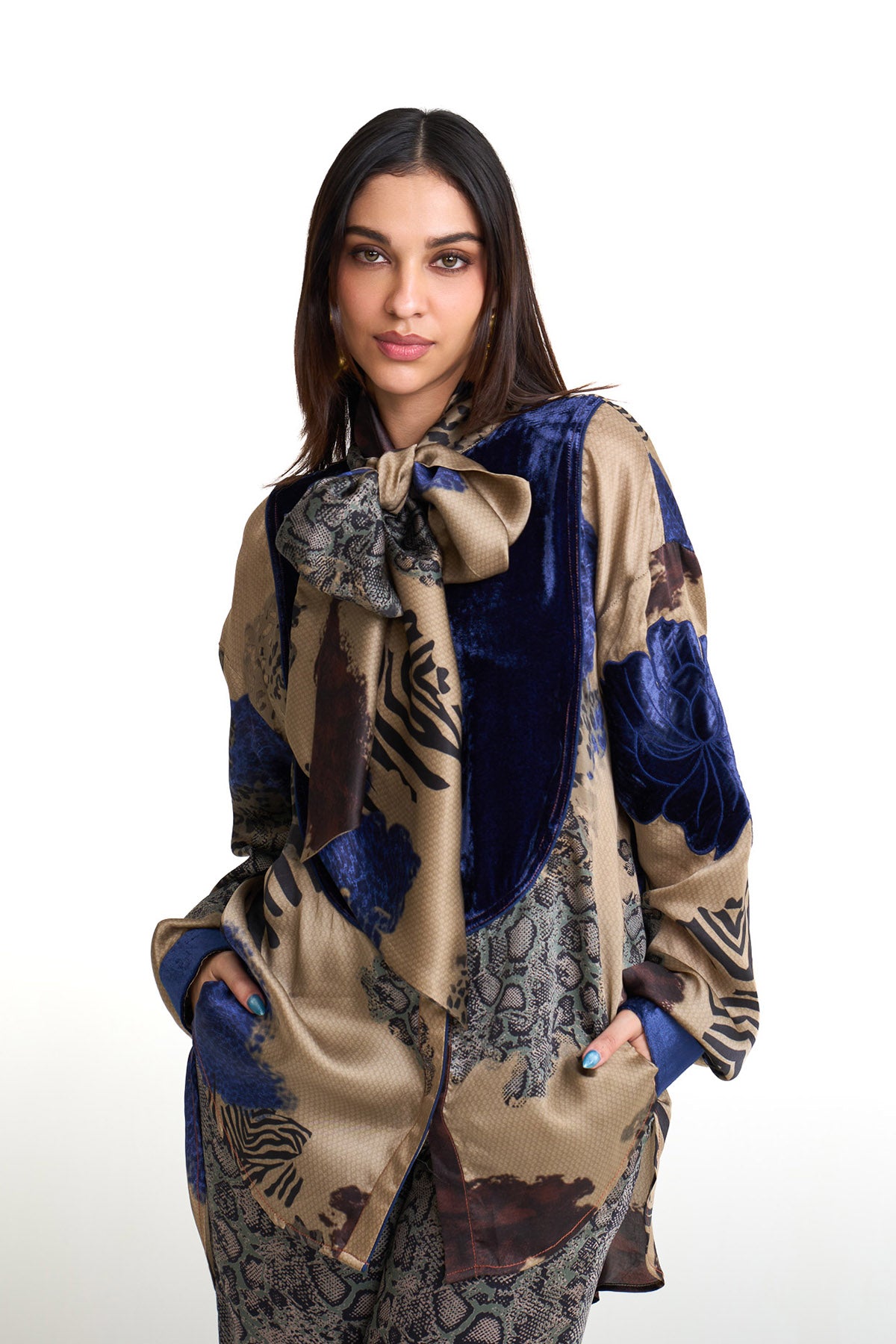 Desert safari yoke detail shirt