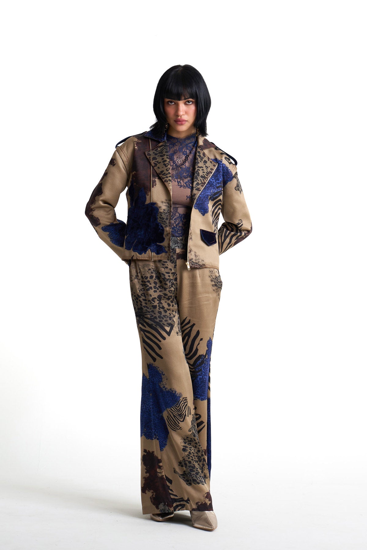 Desert safari biker jacket