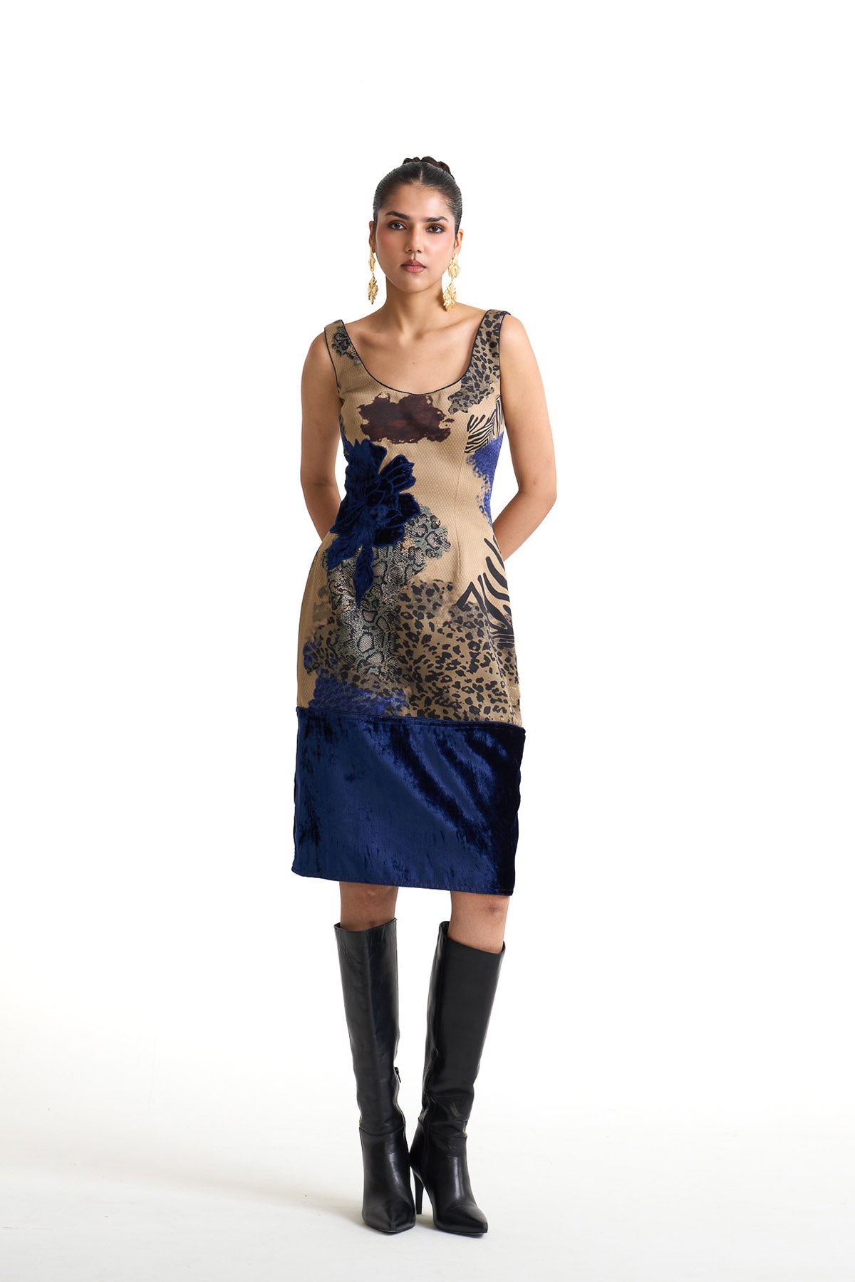 Desert safari bodycon dress