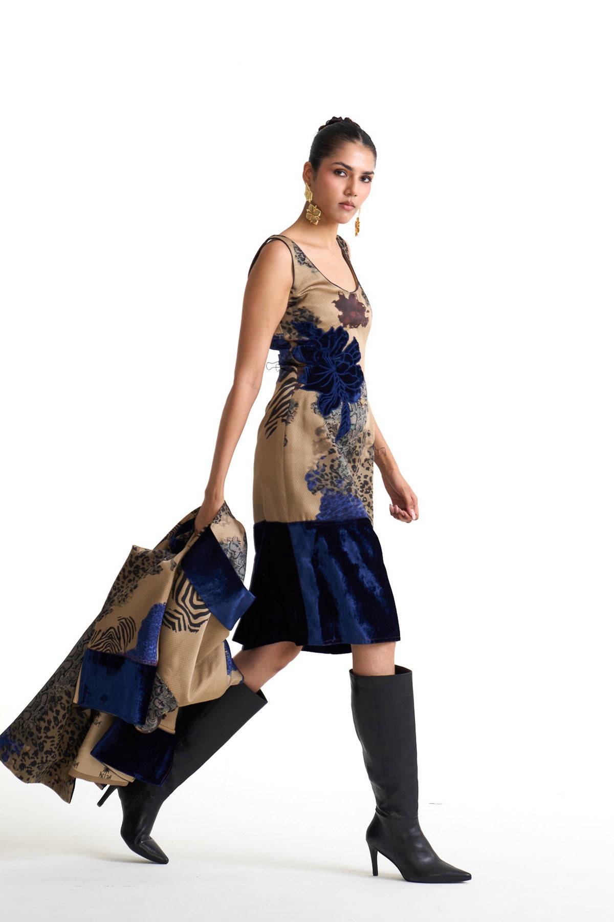 Desert safari bodycon dress