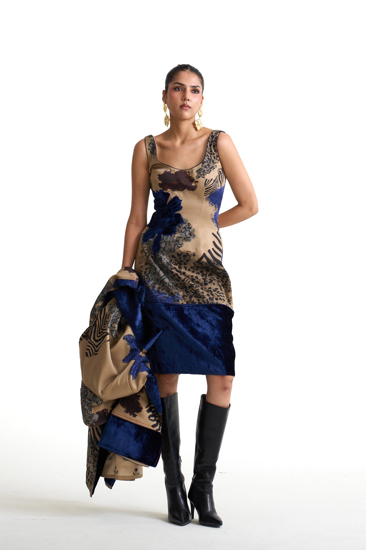 Desert safari bodycon dress