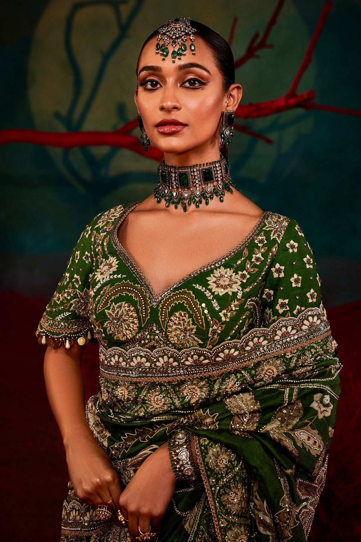 Amara Green Saree