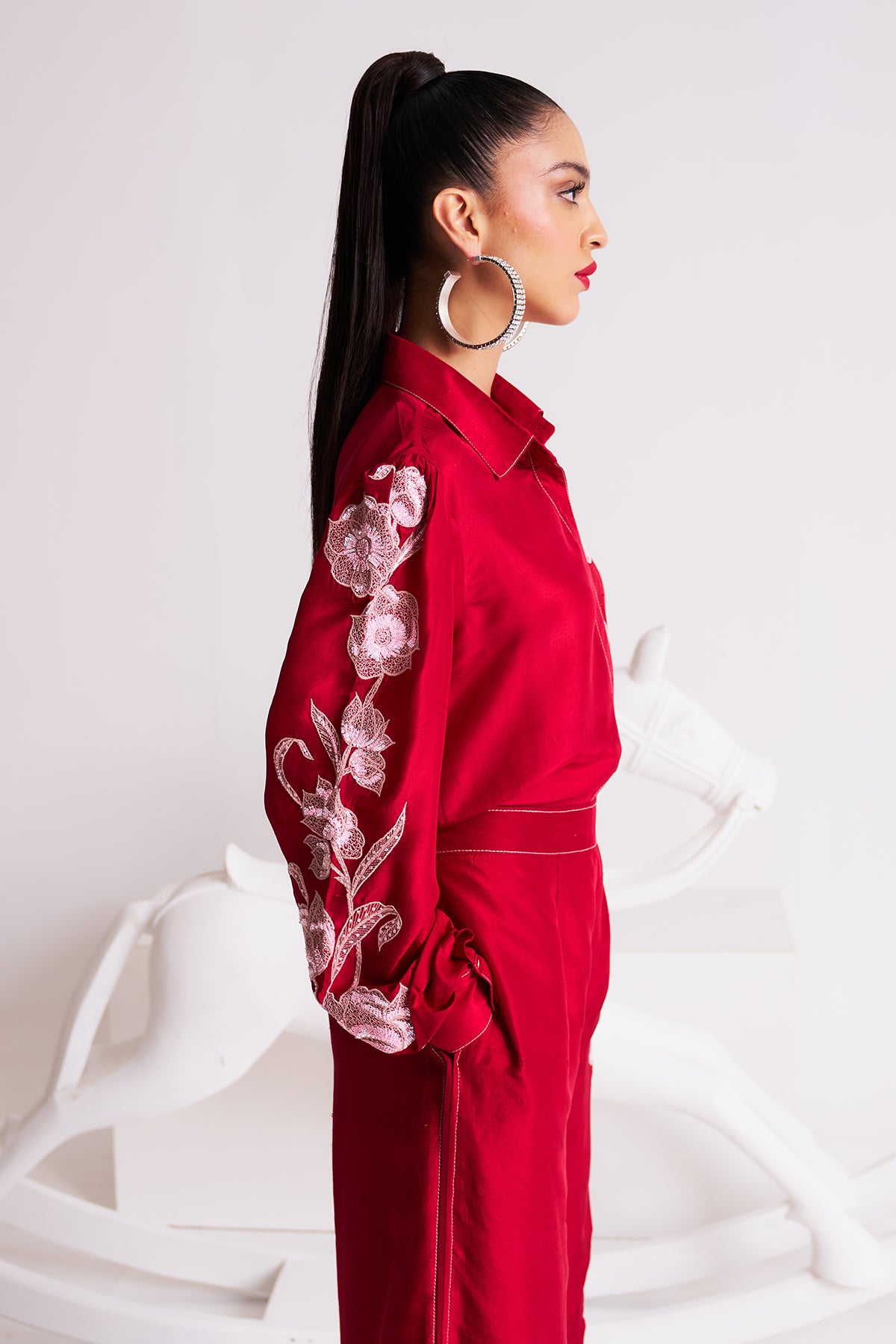 Puff sleeve shirt