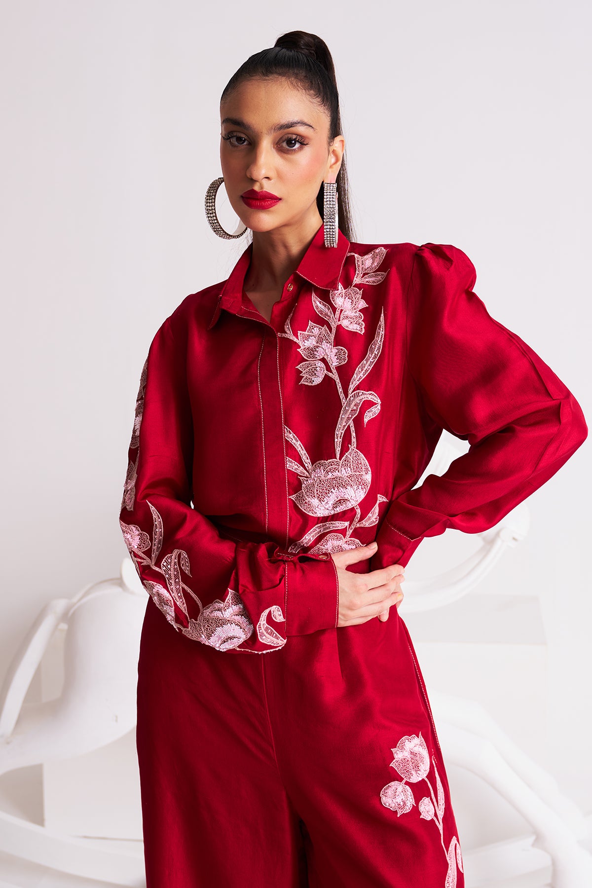 Puff sleeve shirt
