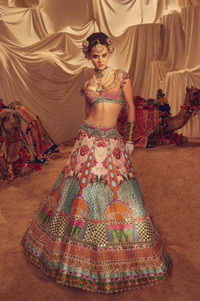 Rajwar lehenga