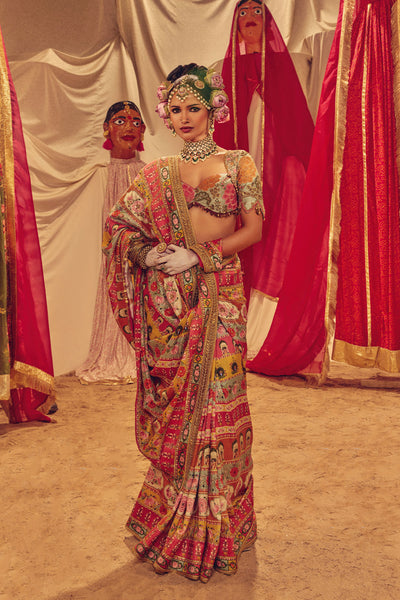 Bagh bahaar saree
