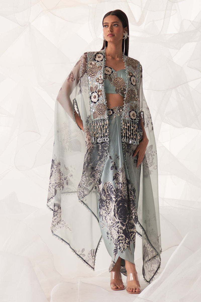 IVORY MOROCCON CAPE SET