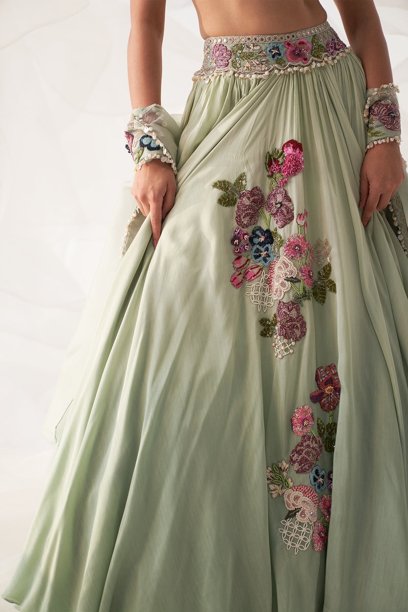 Cape Style Lehenga main image 0