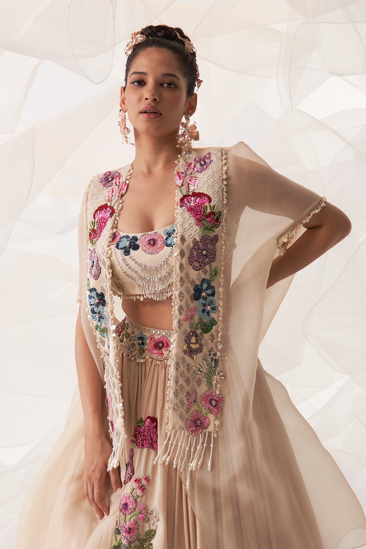 CAPE LEHENGA SET