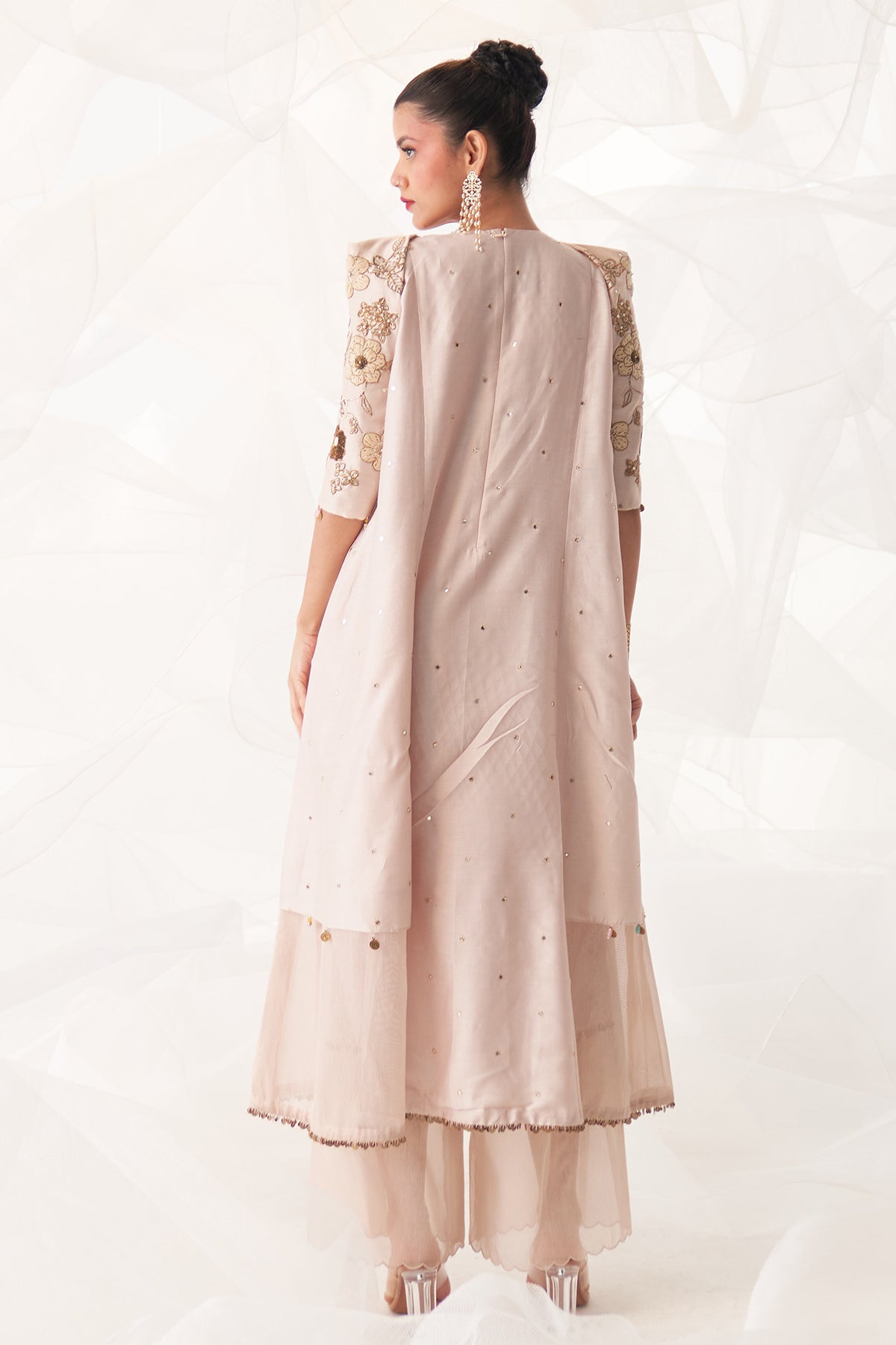 PETAL SLEEVE KURTA SET