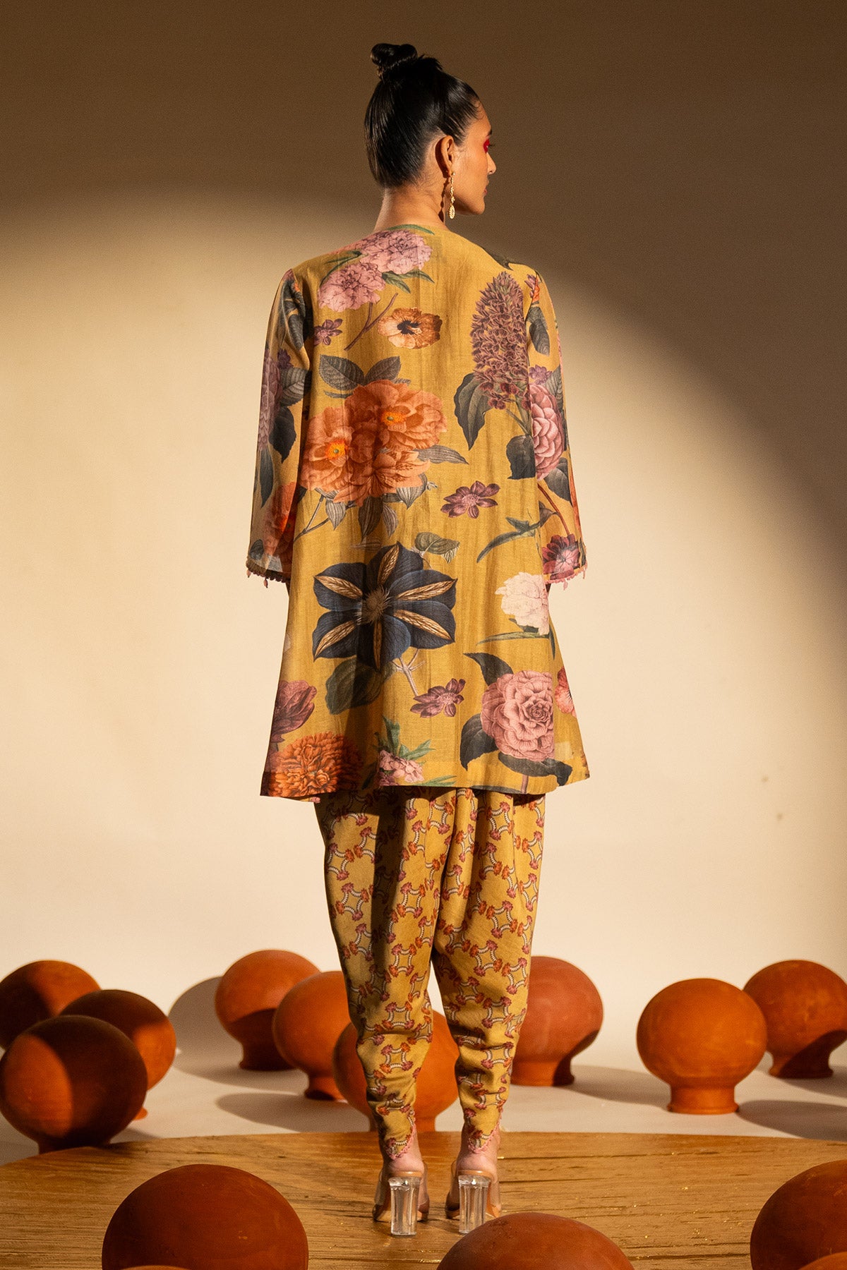 Short Kurta Dhoti Co-ord Set