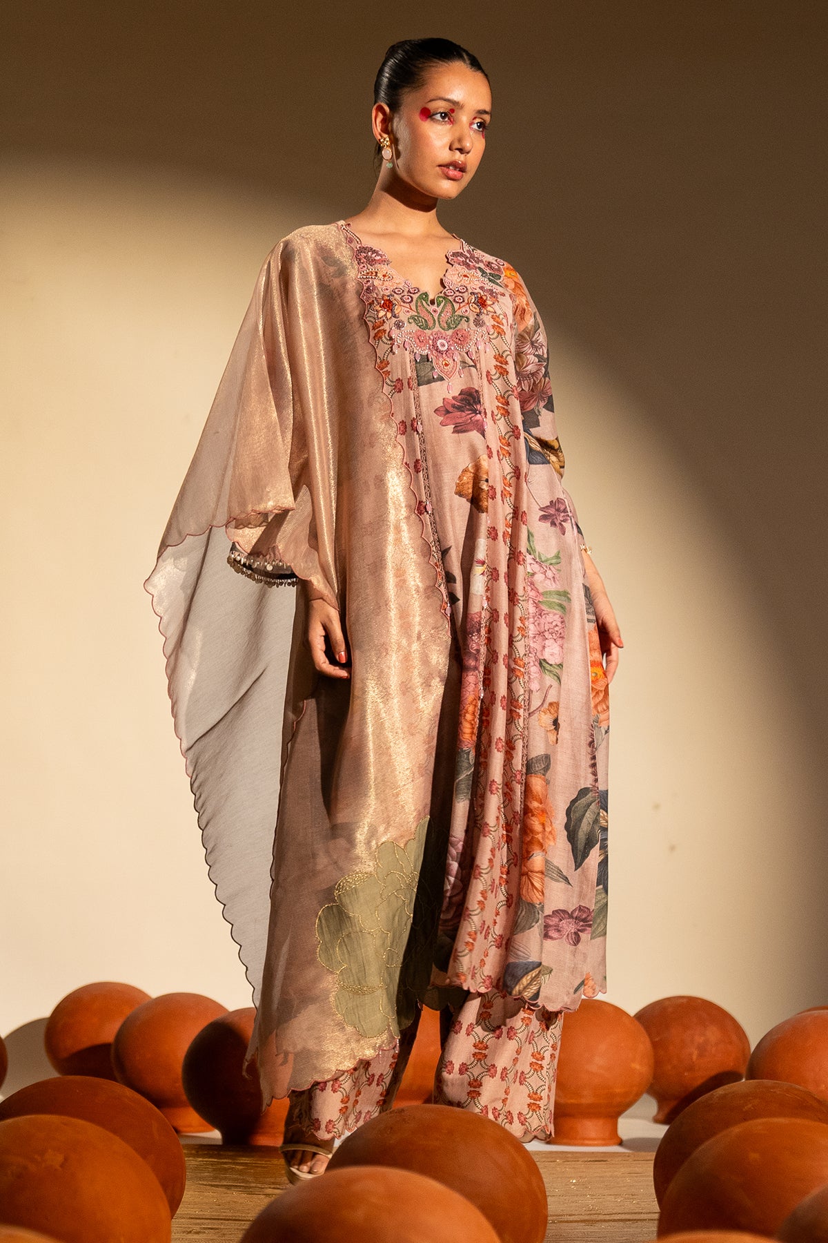 Paisley Yoke Kurta Set