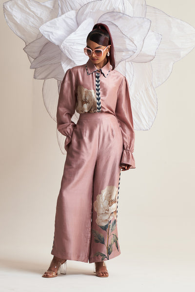 Blush blossom Palazzo pants