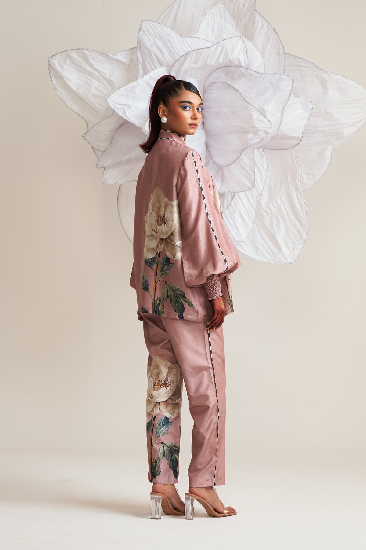 Gather cuff detail shirt