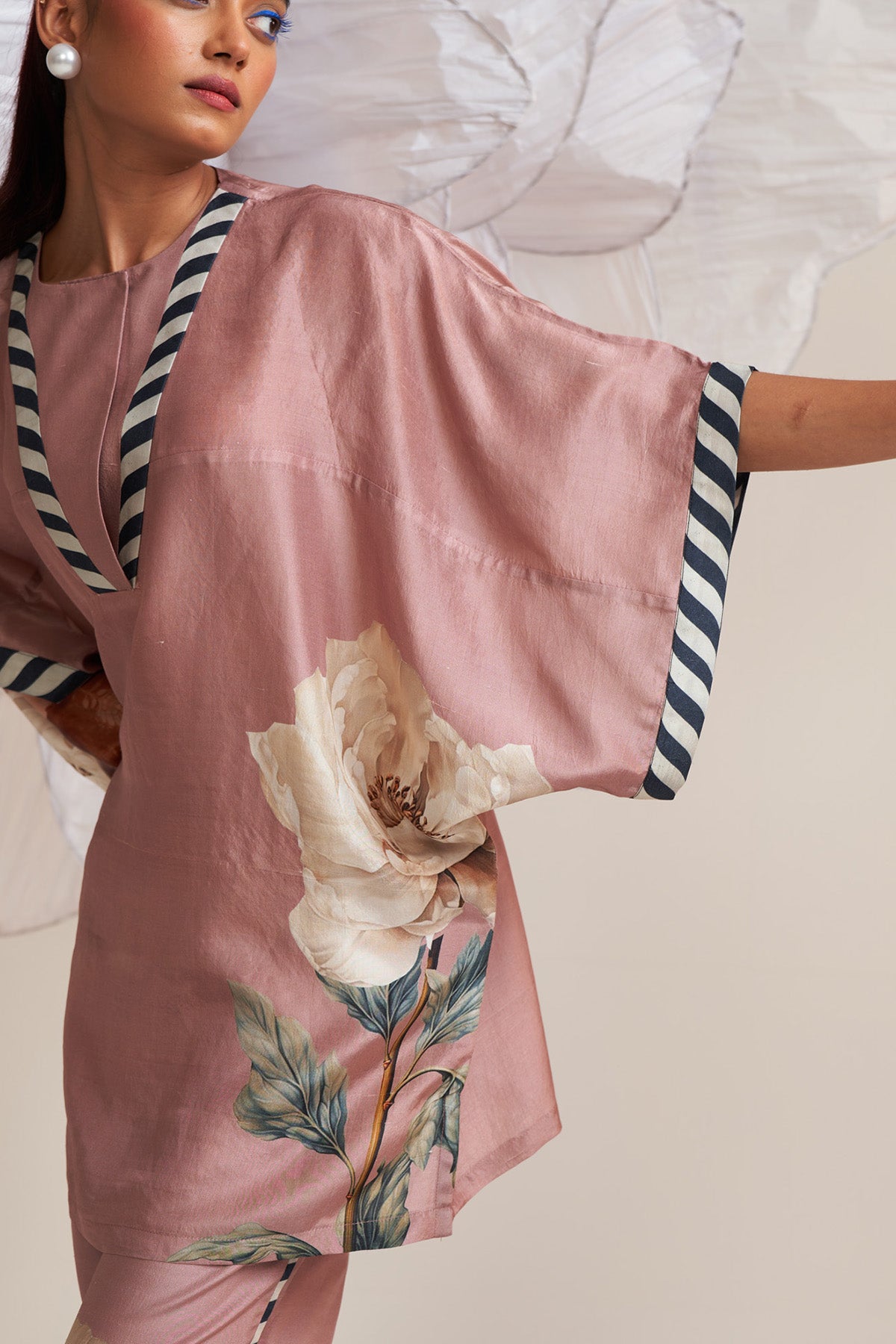Batwing sleeve top