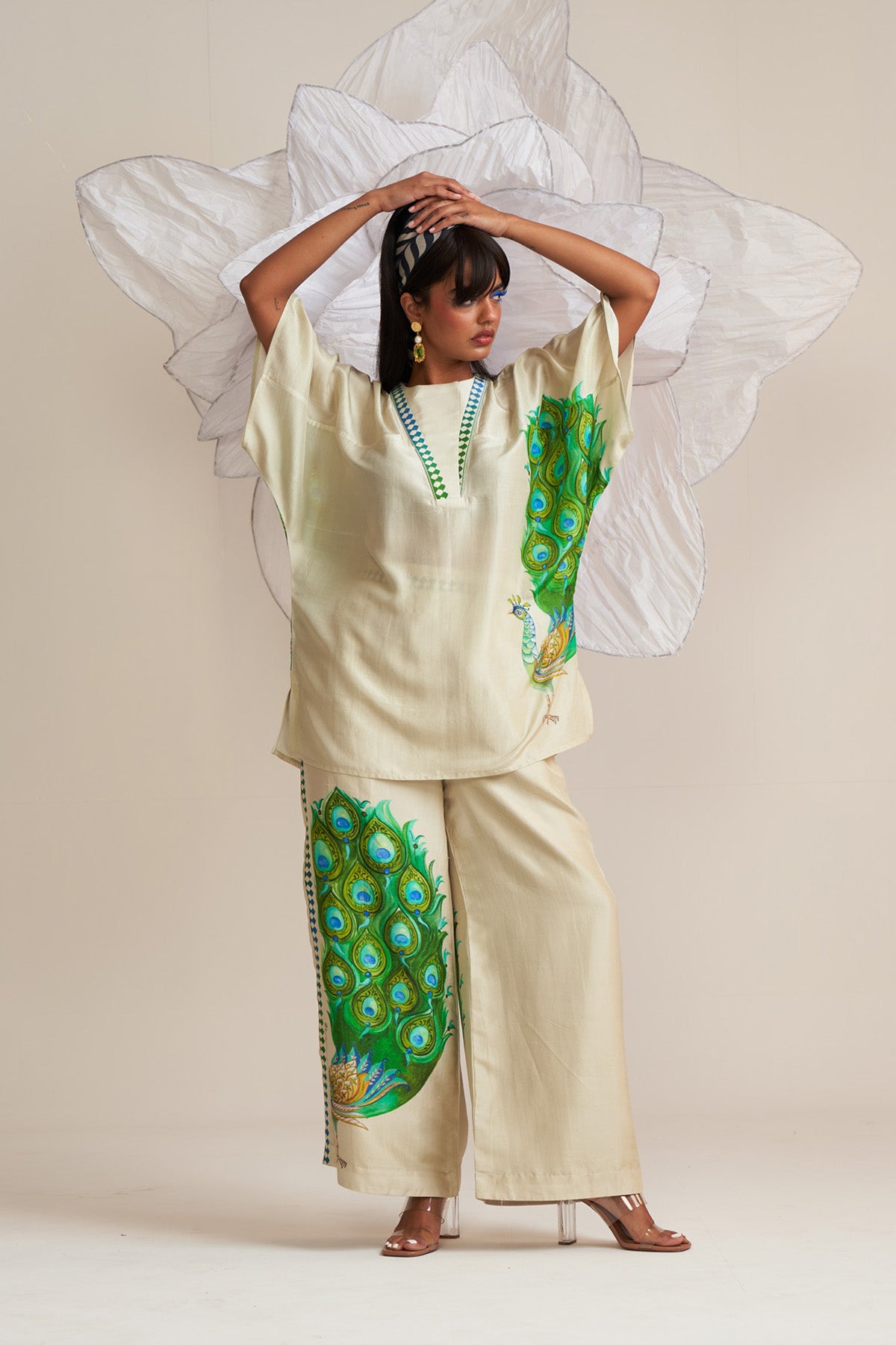 Batwing sleeve top
