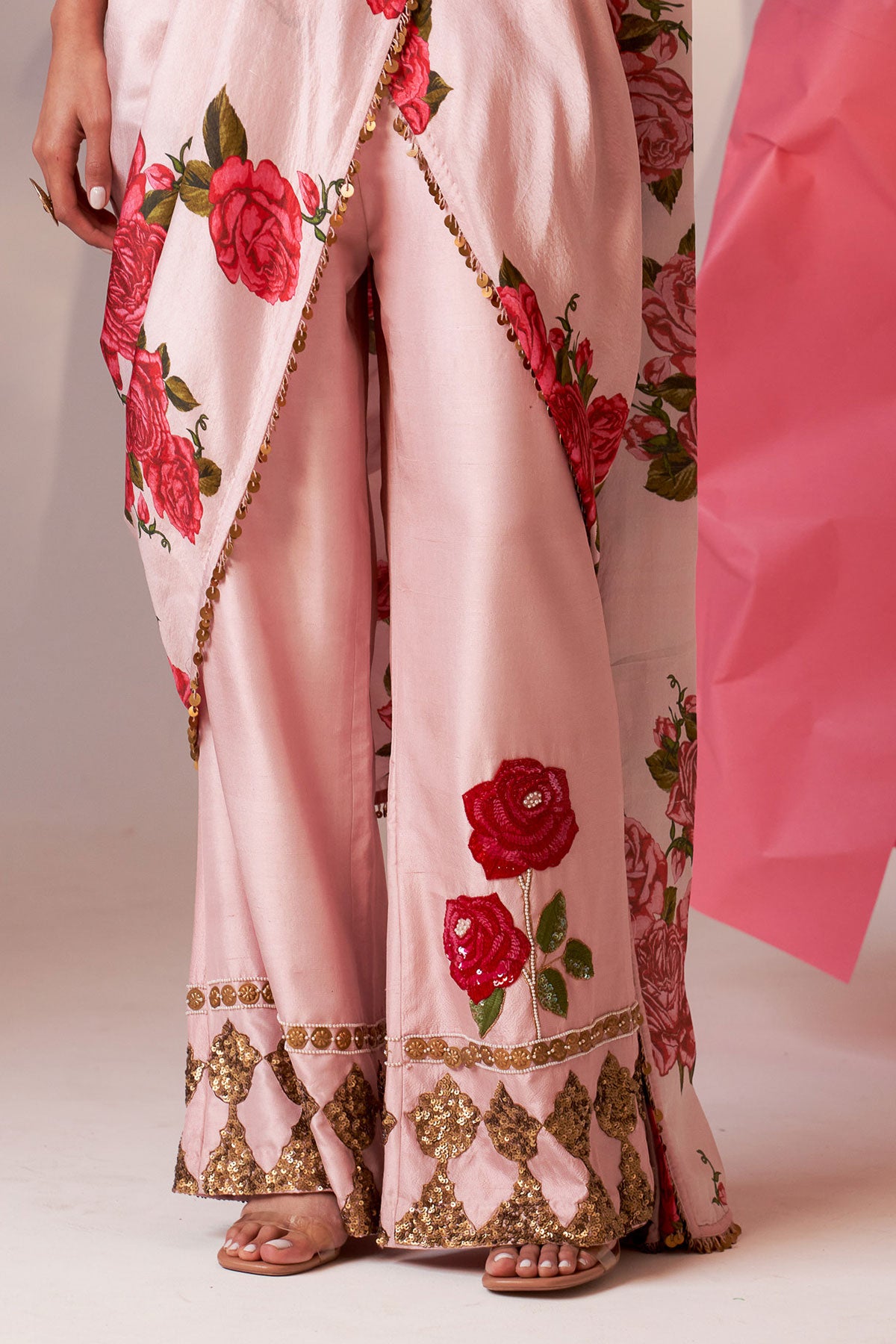 Tulip pant saree
