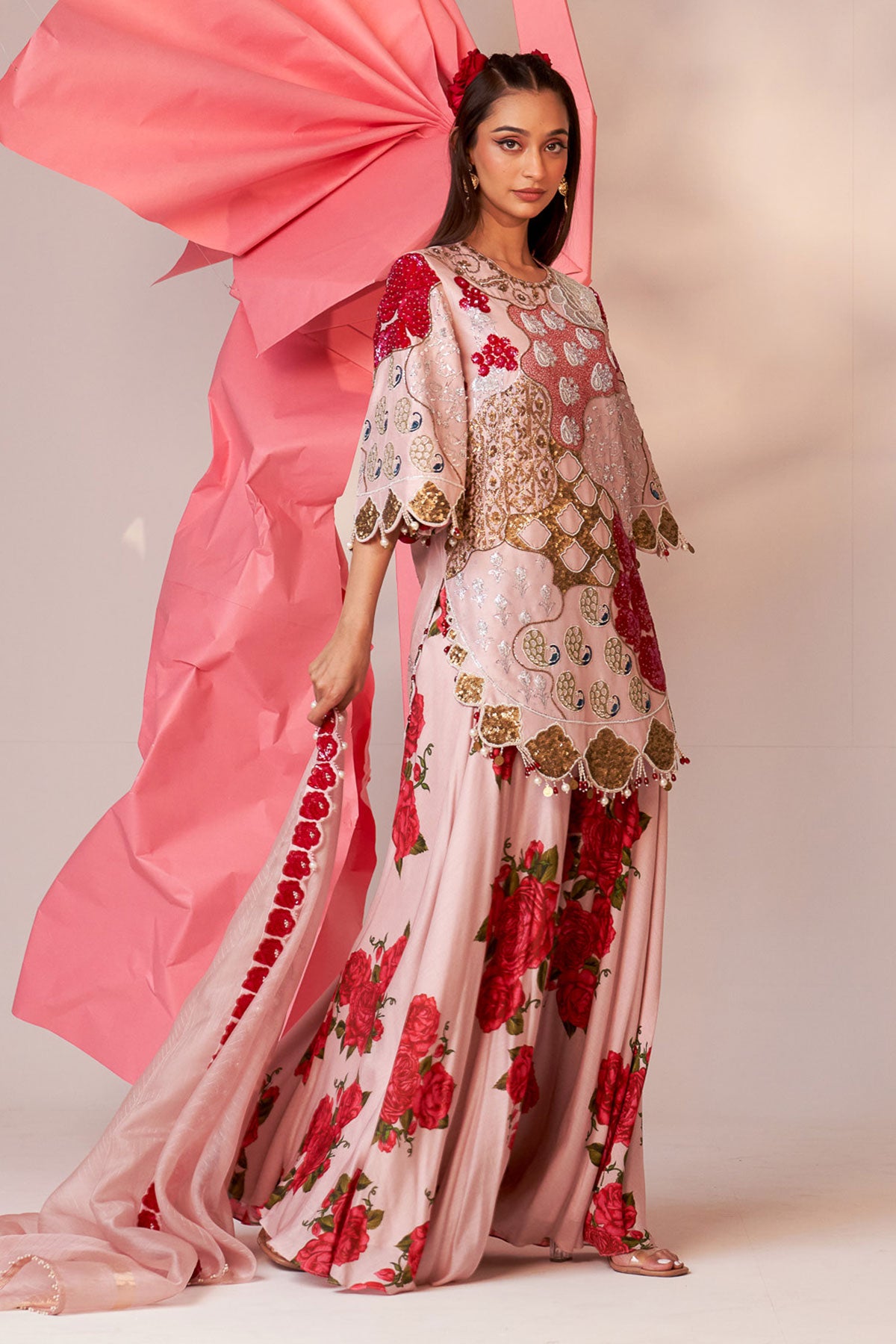 Tulip suit and sharara set