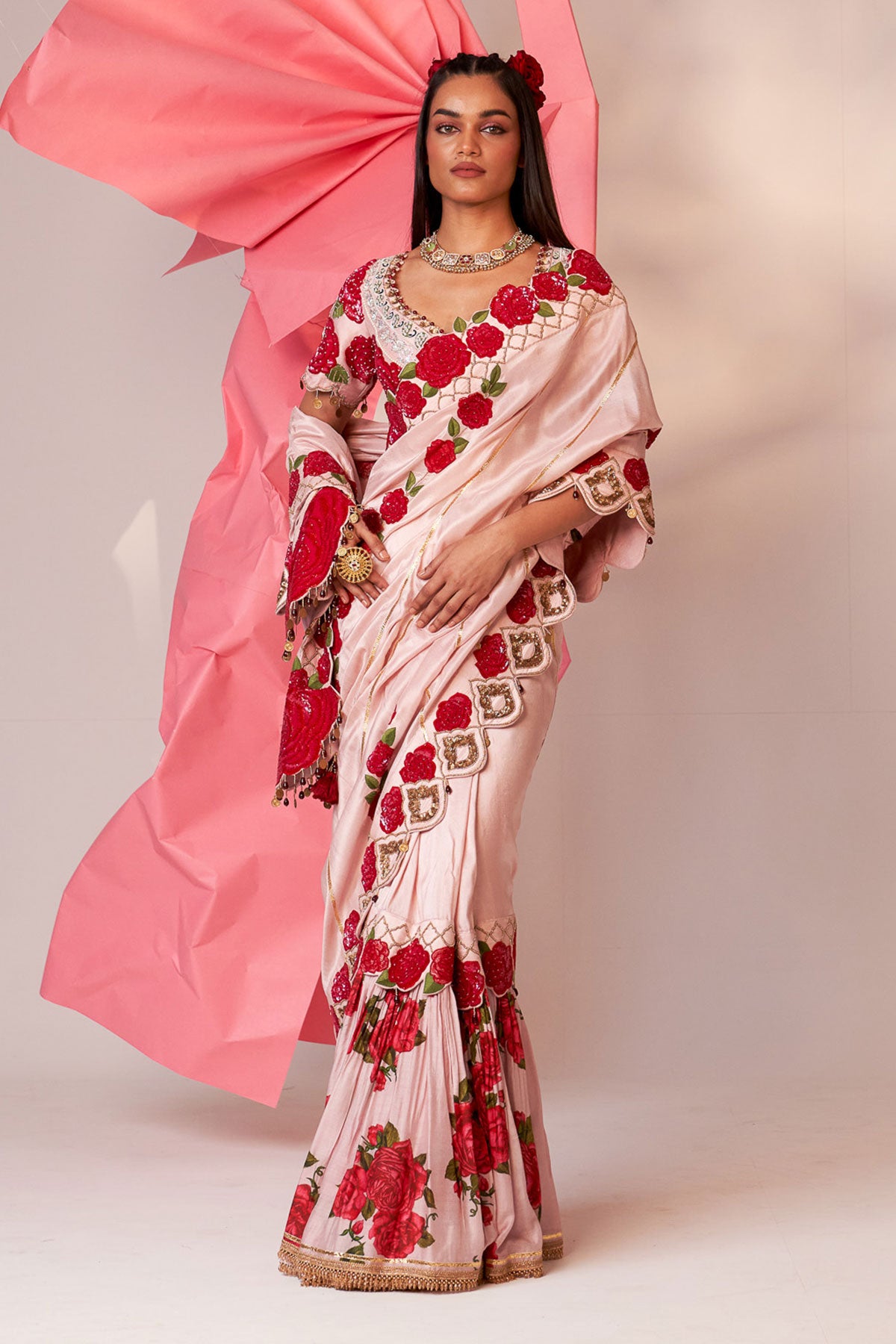 Sharara saree